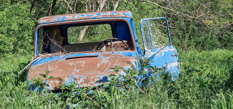 O epavă de camion