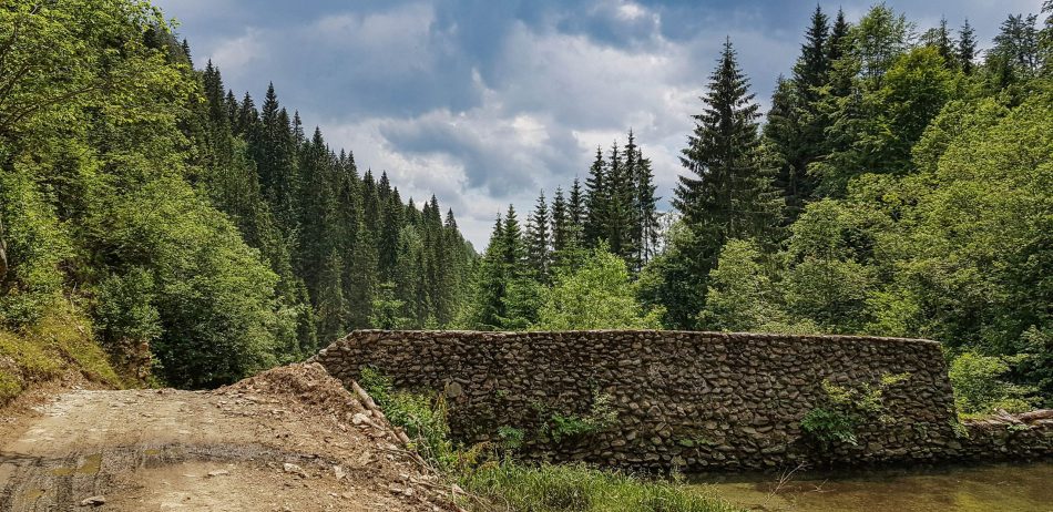 Stăvilar montan colmatat