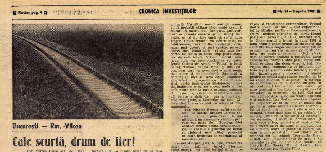 Cale scurtă, drum de fier, Flacăra