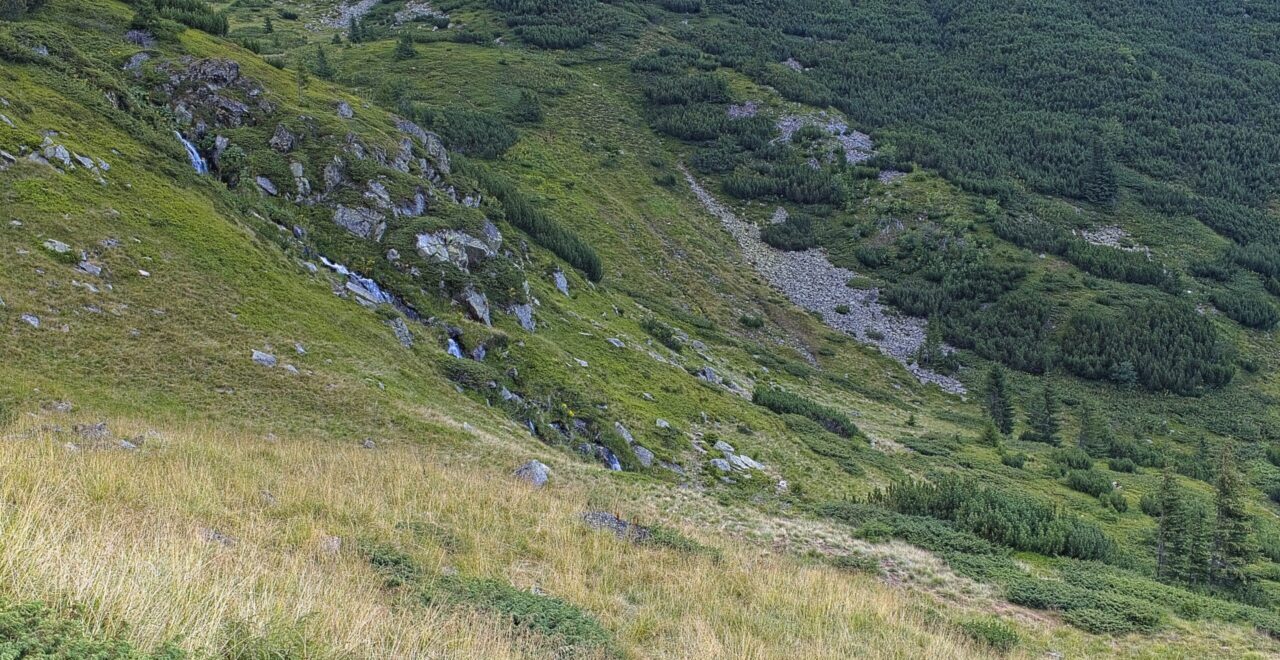 Cascadă pe Pișcanu