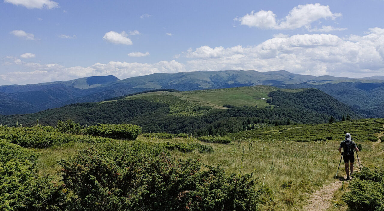 Coborând spre Pasul Predeluș